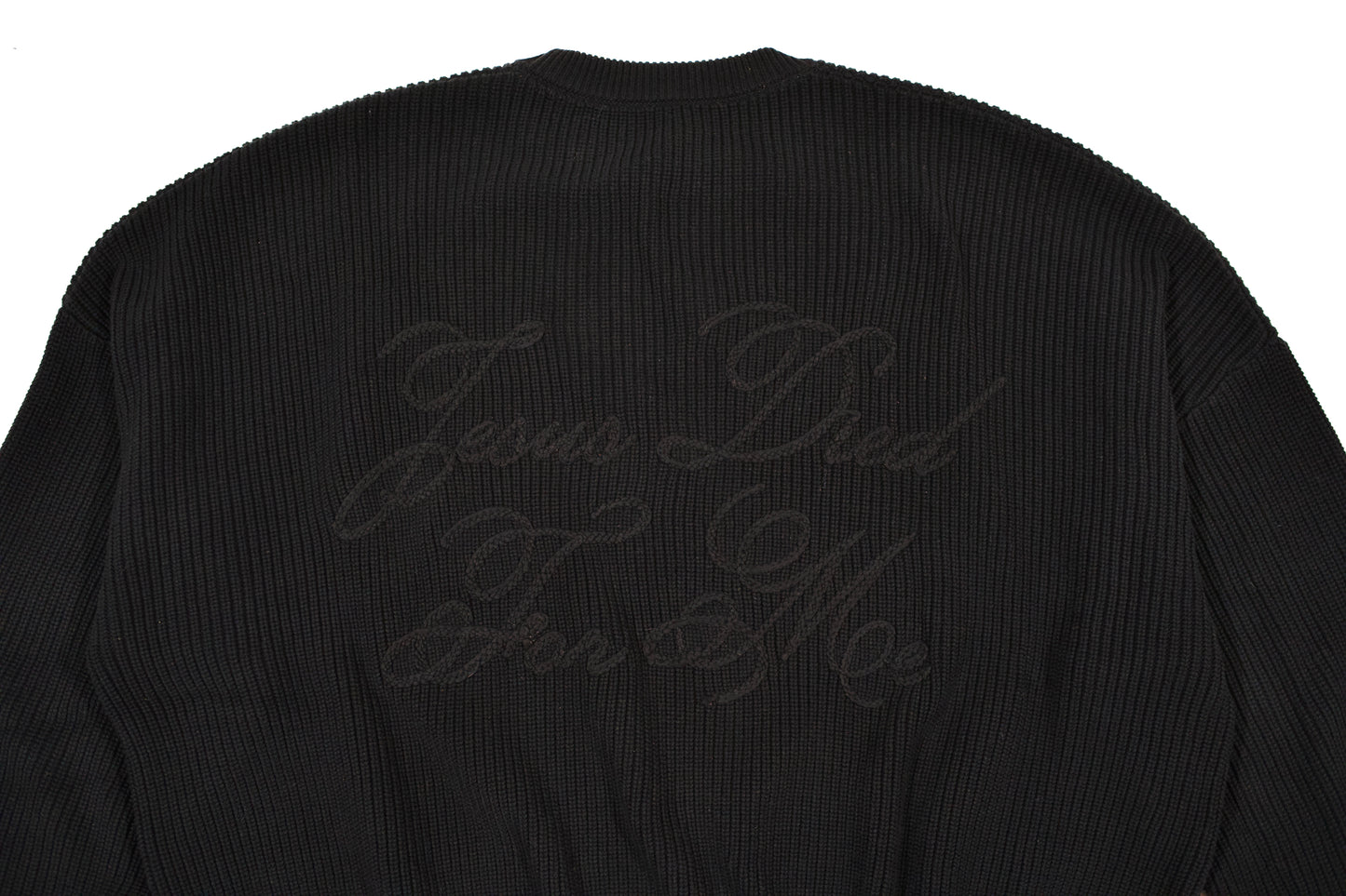 Jesus Died For Me Knit Sweater